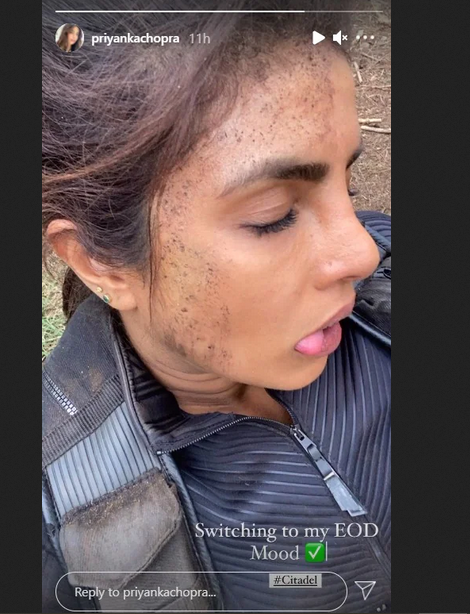 Just Another Messy Day At Work For Priyanka Chopra