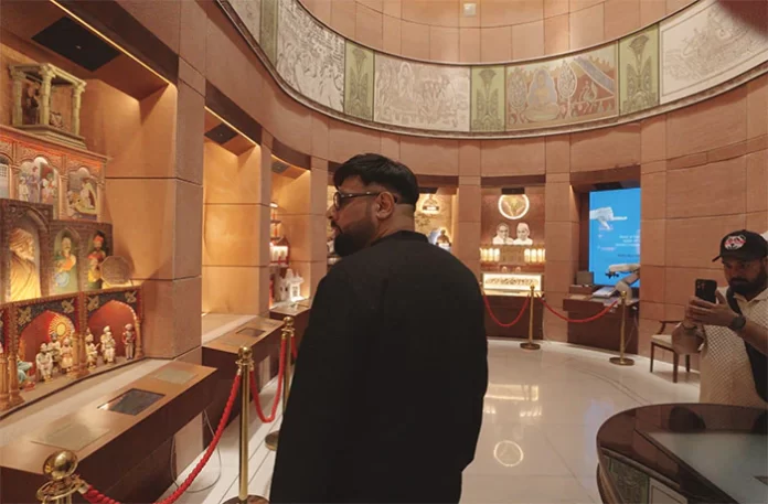 In Pics: Badshah Visits New Parliament Building - 